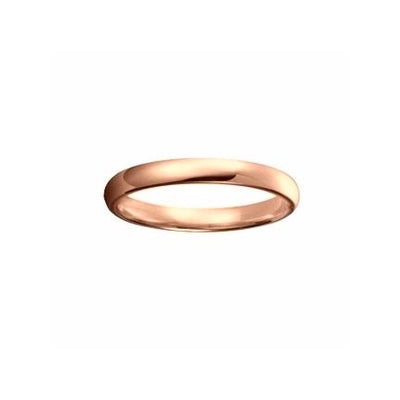Aliança Tradicional em Ouro Rosé - CLASSIC 3,0 mm
