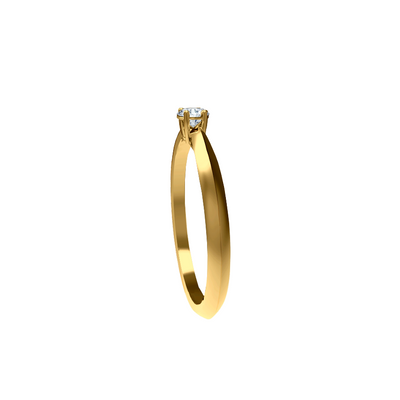 anel de noivado, anel pedido ouro amarelo