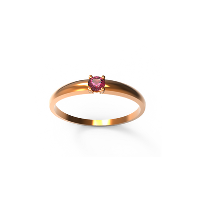 aneis de noivado, ouro rosa