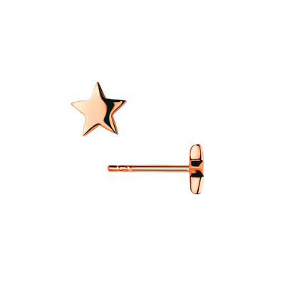 Brinco Estrela Ouro Rosa (STAR Rosa)