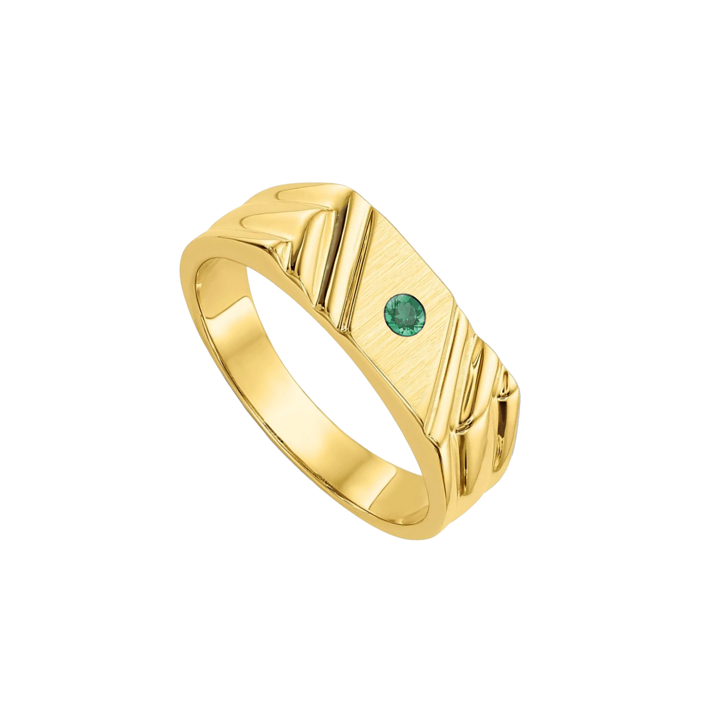anel formatura, esmeralda verde