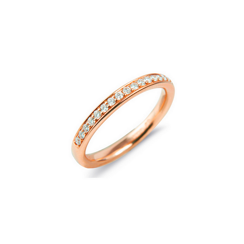 PAR de Alianças Abauladas em ouro rosé 18k - Especial Casamento