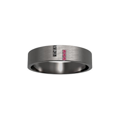 Anel Masculino Rubi em Ouro 18K | Verse Joaillerie