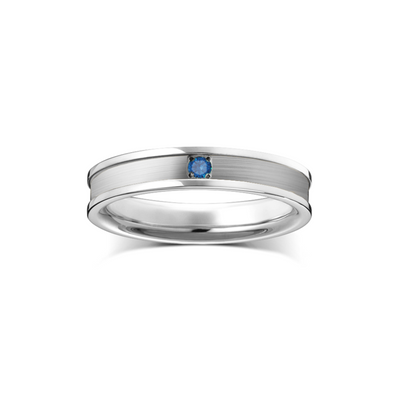 Aliança de Safira em Ouro 18K | Verse Joaillerie