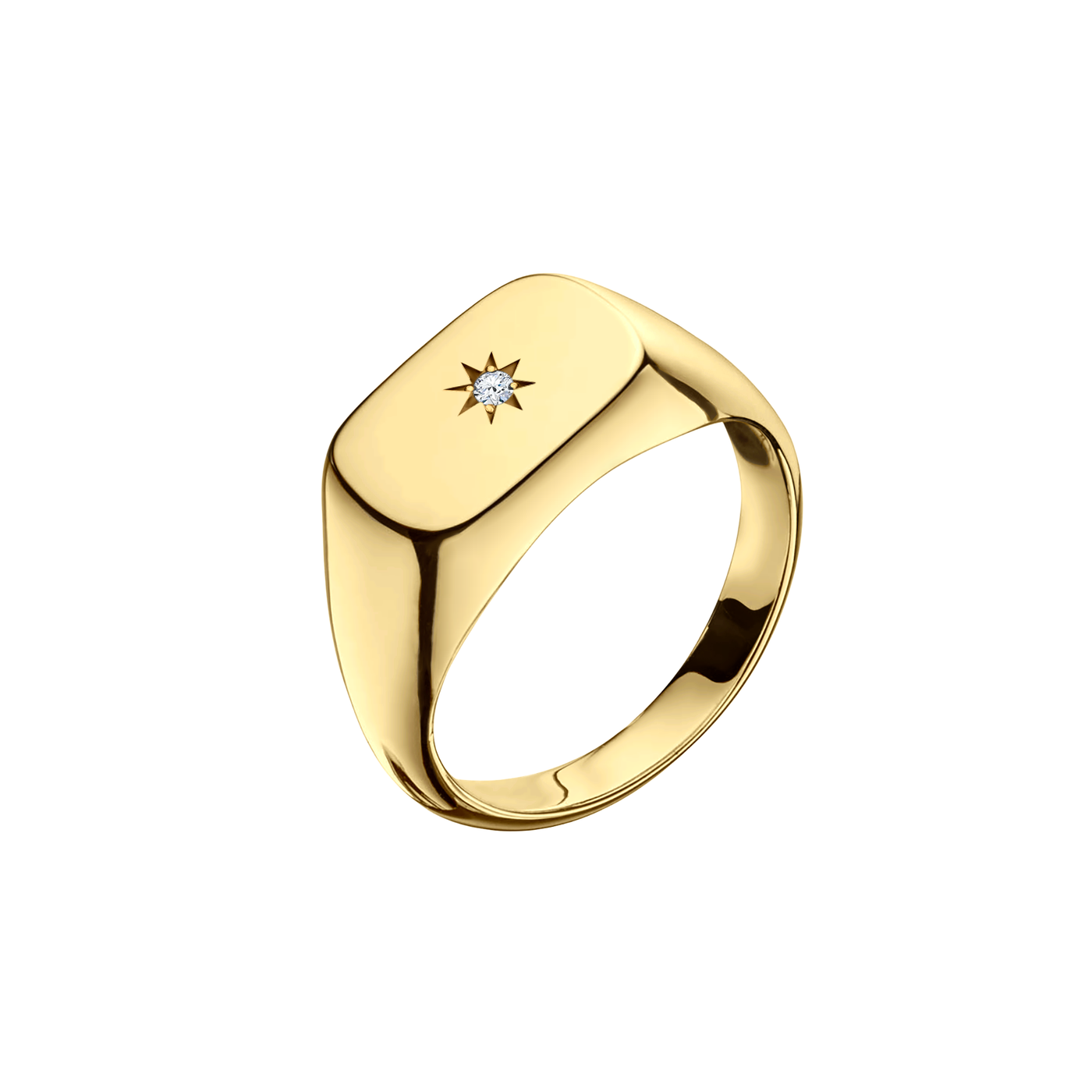 Anel Masculino em Ouro 18K - On the Top