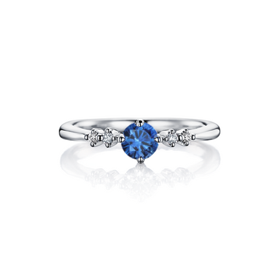 Anel Safira em Ouro 18K | Verse Joaillerie