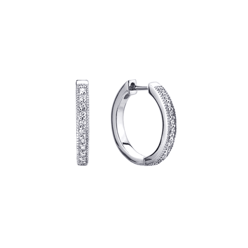Brinco Argola Diamante em Ouro 18K | Verse Joaillerie