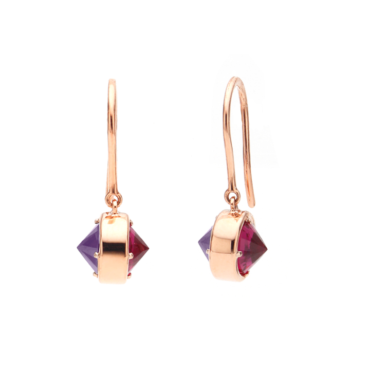 Brinco de Rubi em Ouro 18K | Verse Joaillerie