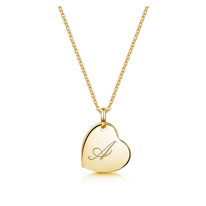 Pingente em Ouro 18K, Personalizado com Iniciais - Lettres