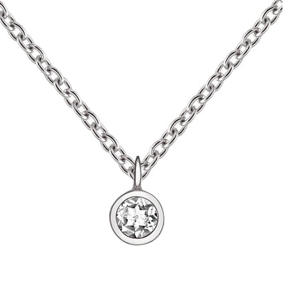 Pingente de Ponto de Luz com diamante em ouro 18K