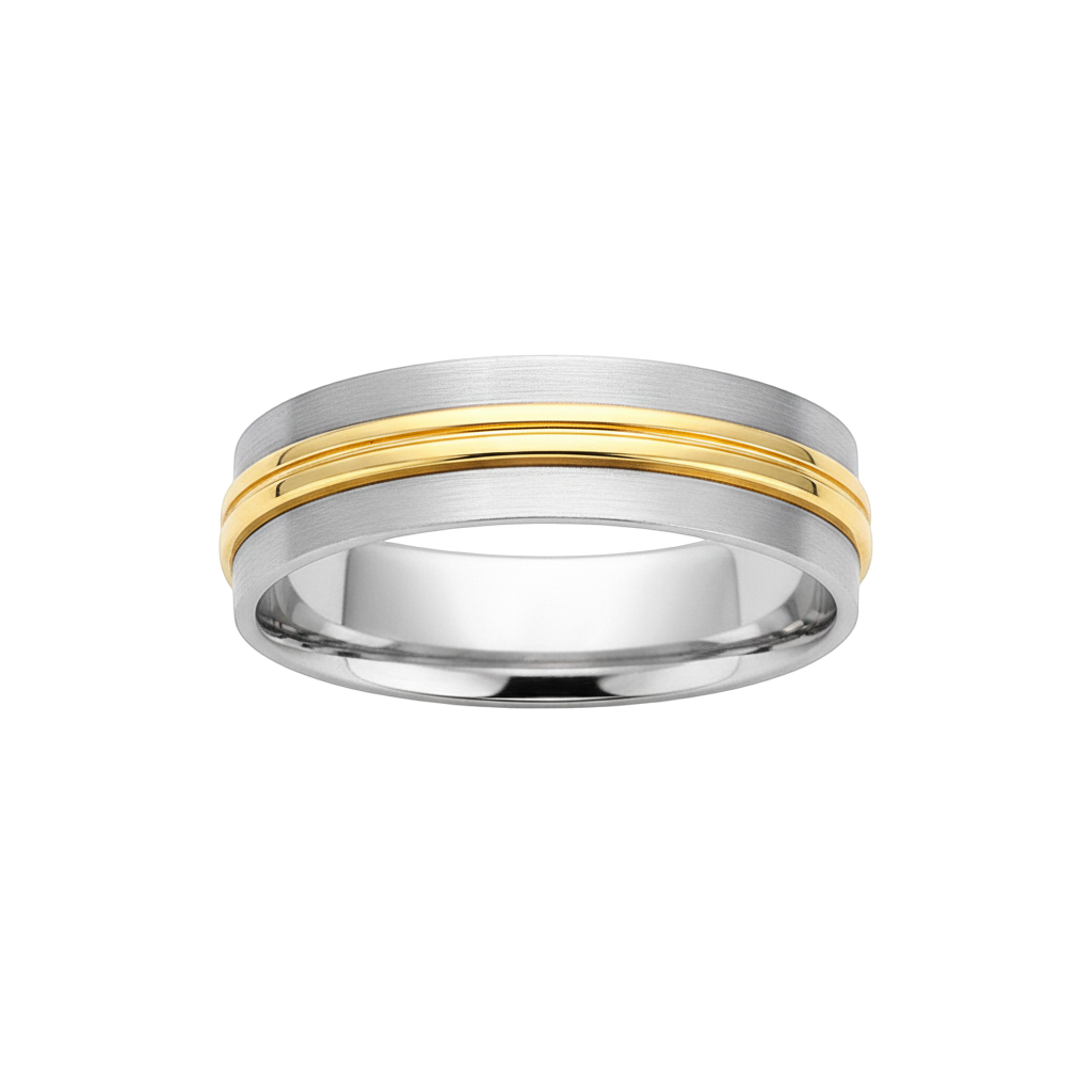 aliança ouro branco e amarelo, modelo aliança bodas