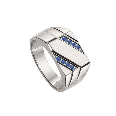 anel masculino quadrado, retangular ouro branco