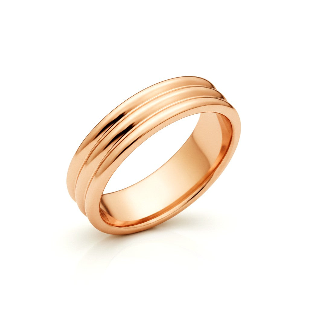 Anel Ouro Rosa 5,5 mm - BRISTOL Rosa