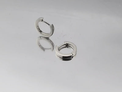 Brinco Argola Ouro Branco - ARGOLA P