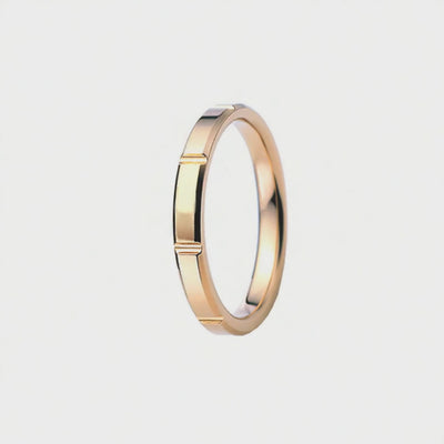 Aliança em Ouro Amarelo - ESSEX