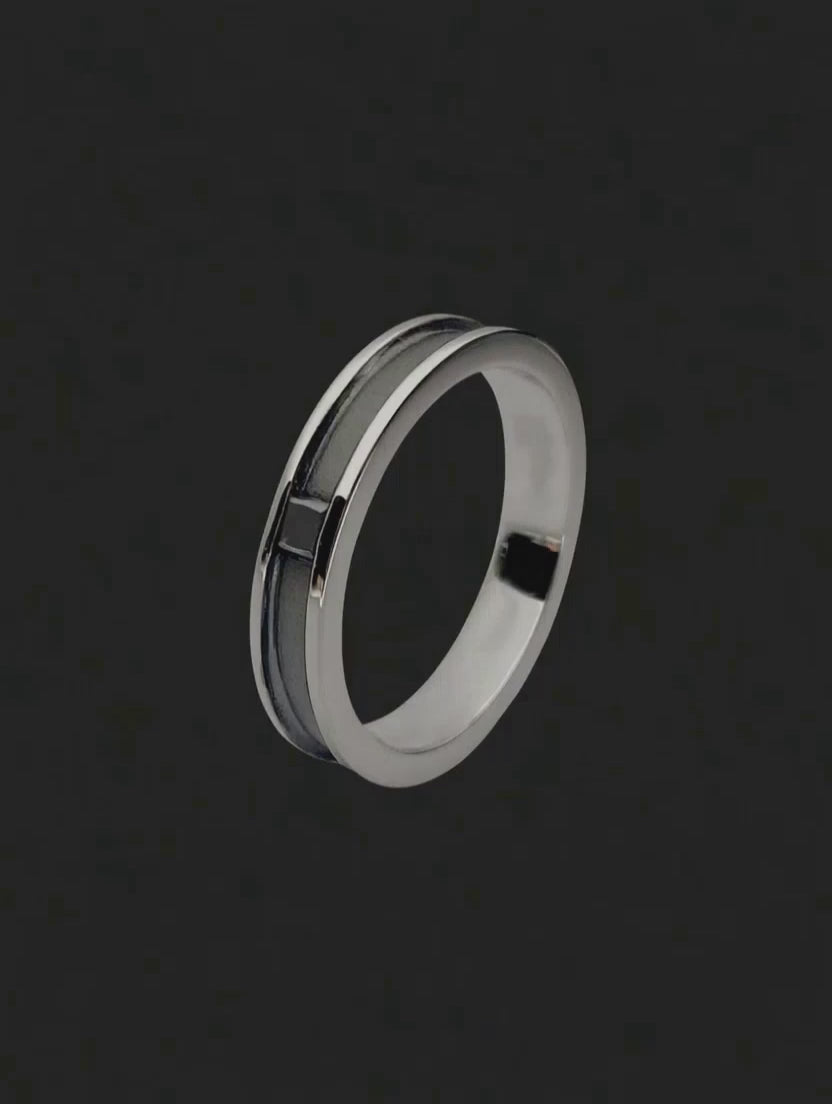Anel Masculino Ouro Negro - MERIDIAN