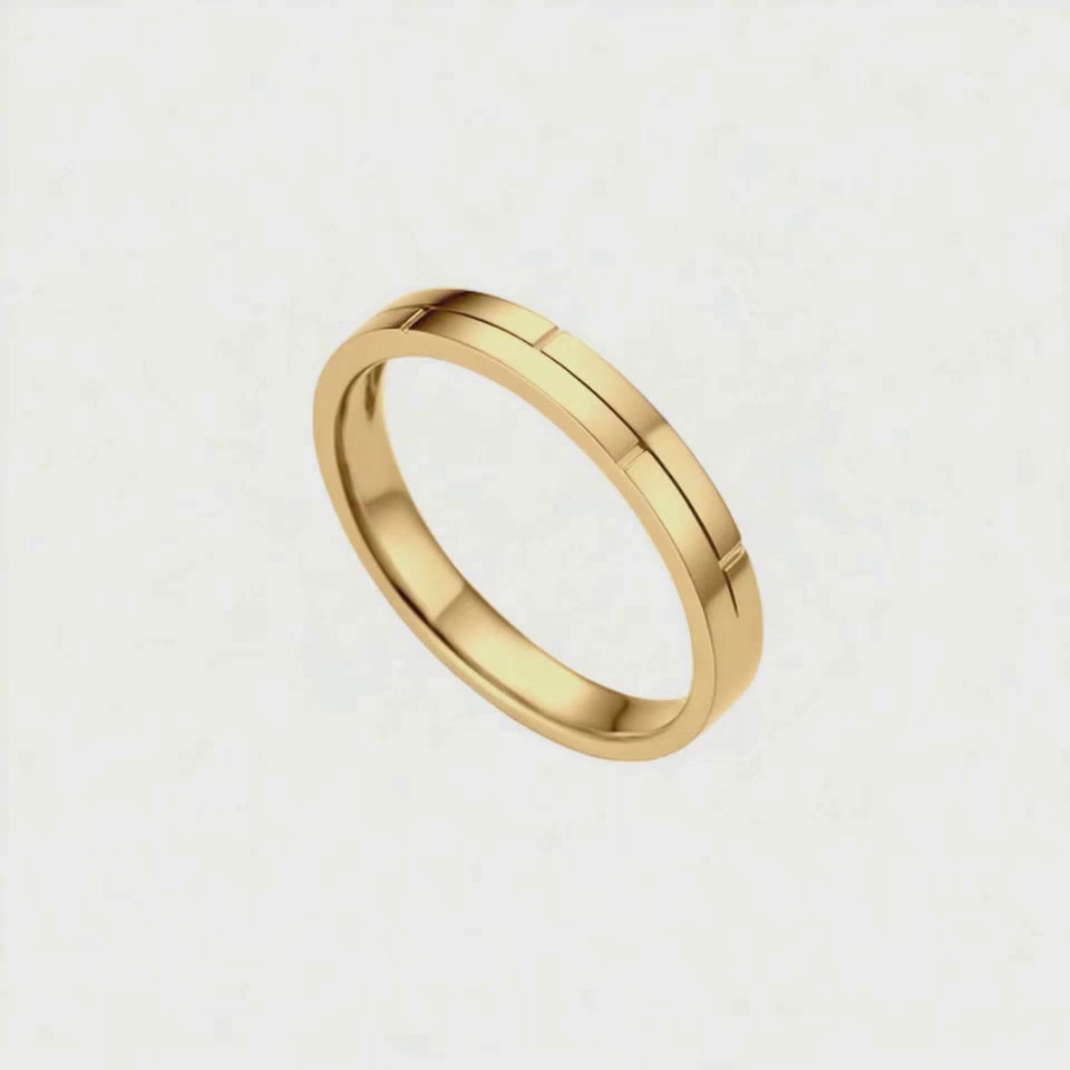 Aliança Reta Ouro Amarelo (CONCEPT)