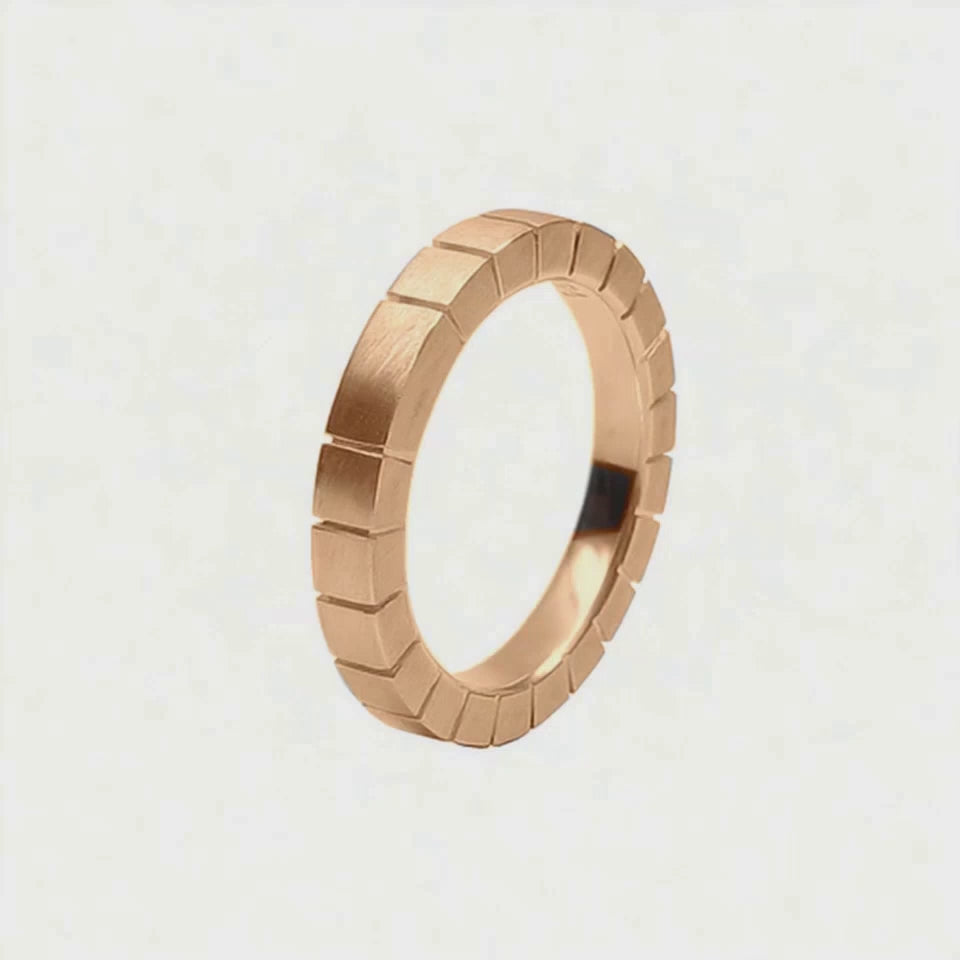 Anel de Ouro Rosé - DÉCO
