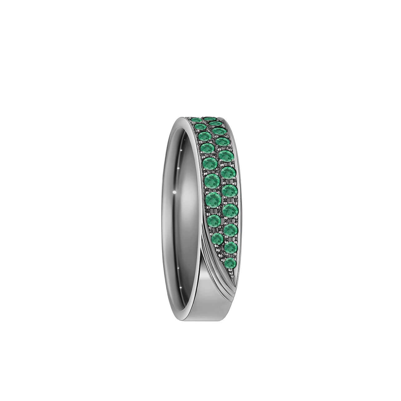 aneis de esmeralda verde diferentes