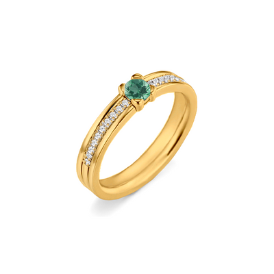 anel de esmeralda verde, anel formatura