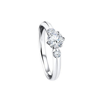 lindo anel de noivado solitario diamante 50 pontos