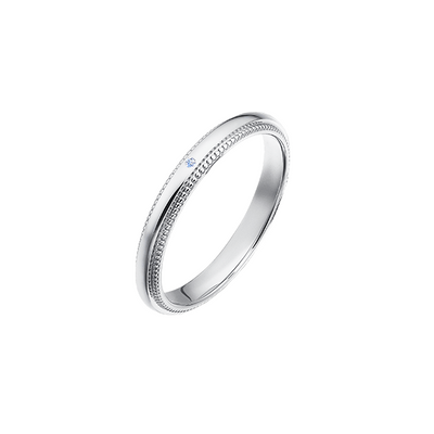 aliança casamento ouro branco 4,0 mm