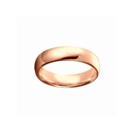 Aliança Tradicional em Ouro Rosé - CLASSIC 6,5 mm