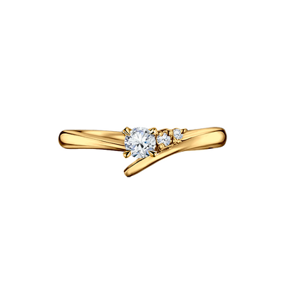 anel com diamantes ouro 750