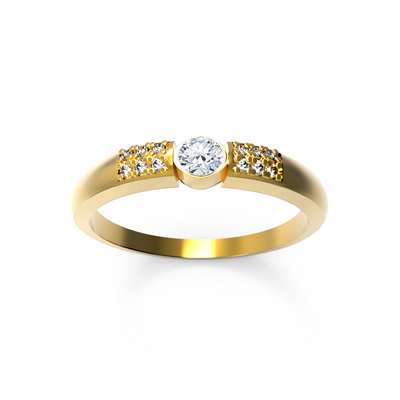 anel solitario de noivado, anel pedido de diamantes