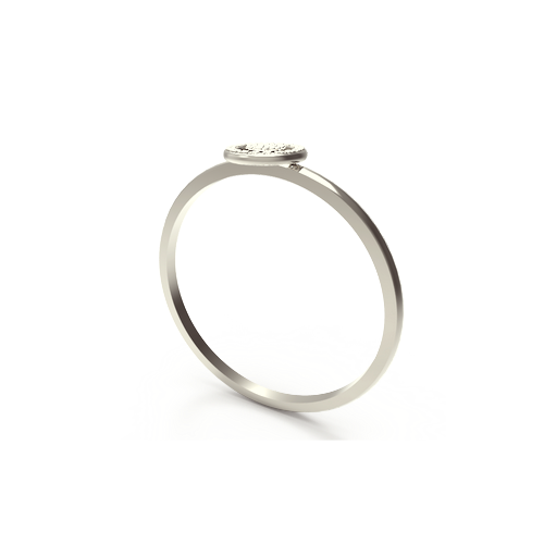 anel de noivado diamantes ouro branco