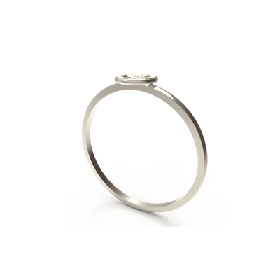 anel de noivado diamantes ouro branco