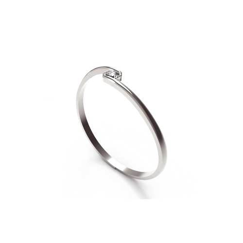 anel solitario noivado diamantes