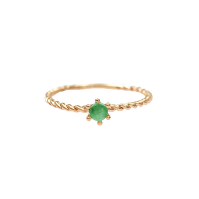 anel jade verde cabochão, anel ouro amarelo 18k