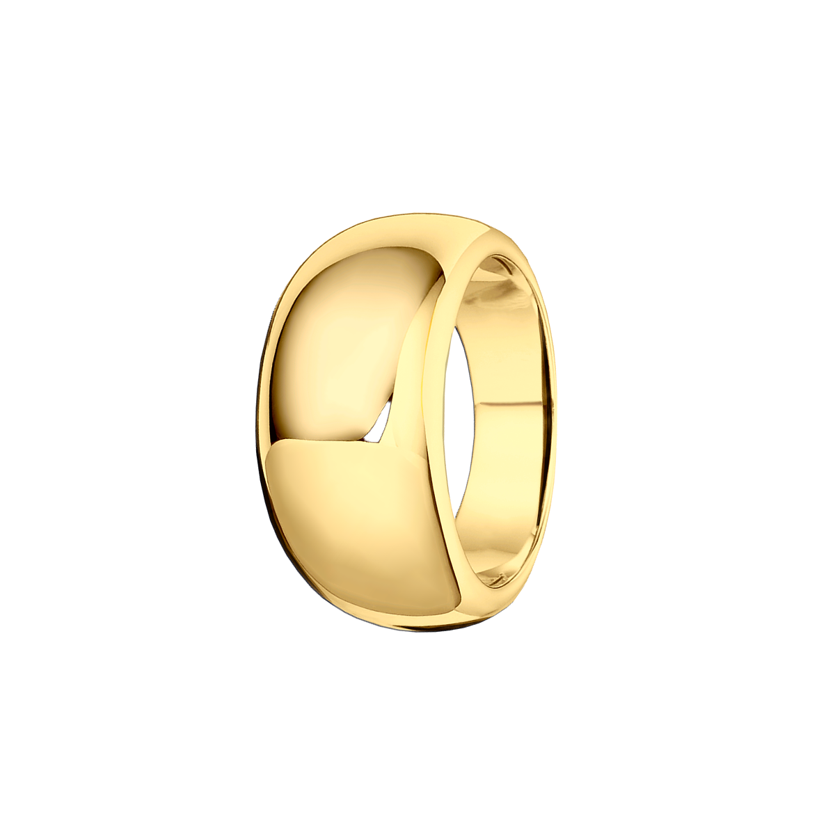 anel largo ouro amarelo 18k