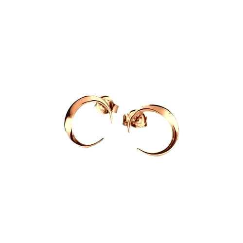 Brinco Lua em Ouro Rosé - LUNA Studs