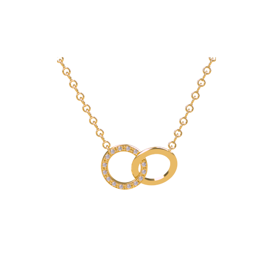 Pingente Ouro Amarelo com Diamantes (LOOP)