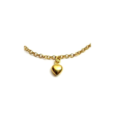 Pulseira de Corações em Ouro Amarelo - HEART S